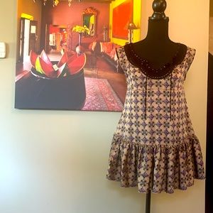 Free People printed sleeveless tunic Top